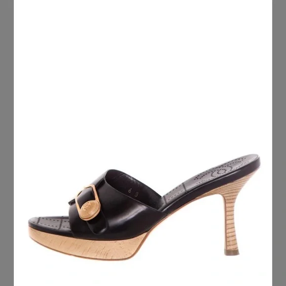 CHANEL CC LOGO MULES - Picture 3 of 3